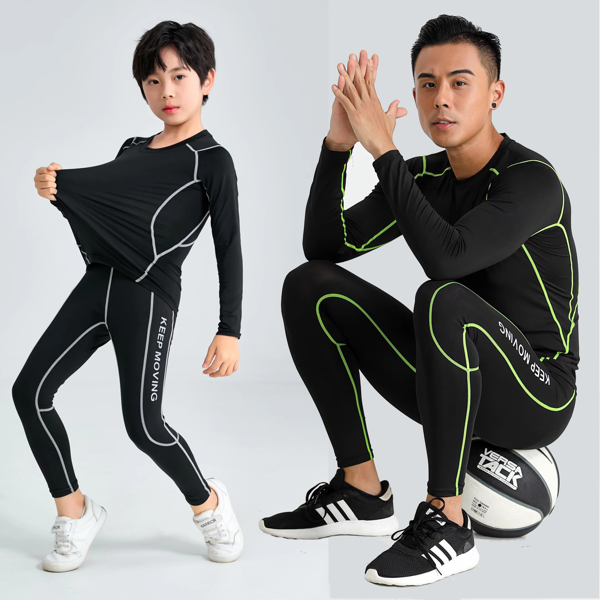 スポーツウェア 高機能コンプレッションウェアセット