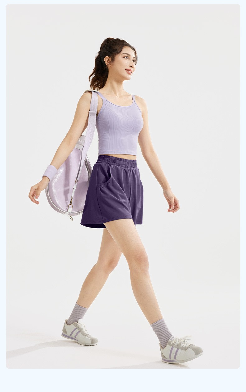 スポーツウェア 軽やかフレアショートパンツ