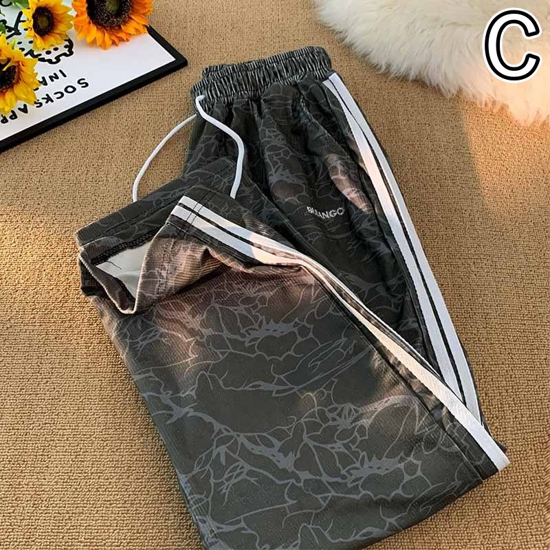 スポーツウェア メンズ迷彩柄ジャージパンツ ウェストゴム スウェット