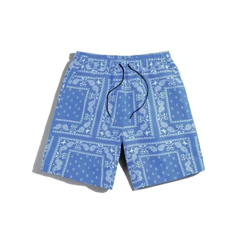 スポーツウェア メンズ ペイズリー柄 運動短パン 春夏 街系 半ズボン