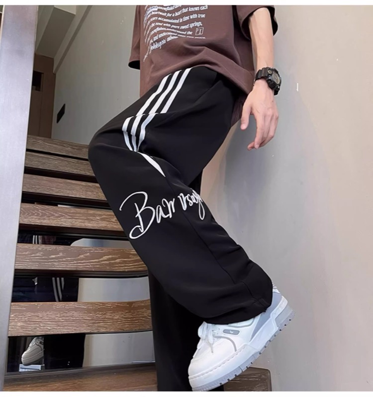 スポーツウェア メンズ薄手ジャージパンツ接触冷感スウェット