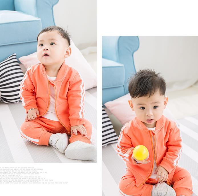 子供用スポーツウェア上下セット カジュアルジャージ