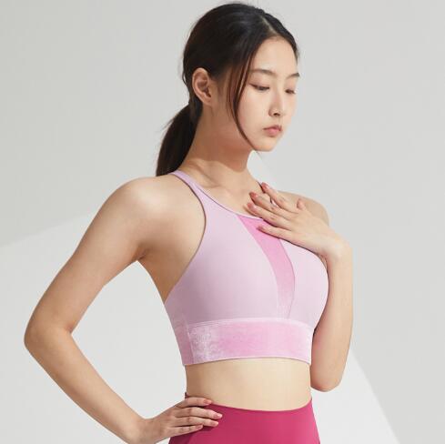 スポーツウェア 夏用ワイヤなし運動ブラジャー ヨガトップス