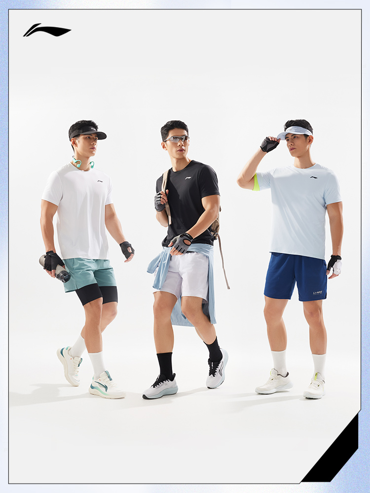 スポーツウェア クール快適アクティブ半袖トレーニングシャツ