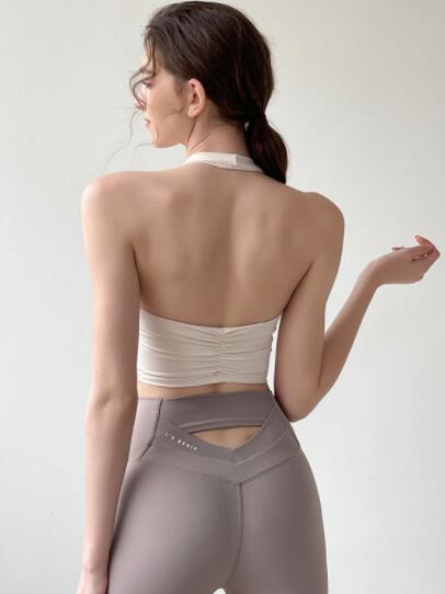 スポーツウェア 女性用速乾ヨガタンクトップ運動ベスト