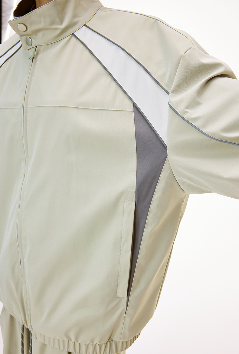 スポーツウェア メンズ レトロ風ジャージ上下セット 全3色