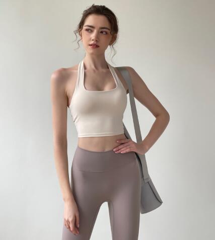 スポーツウェア 女性用速乾ヨガタンクトップ運動ベスト