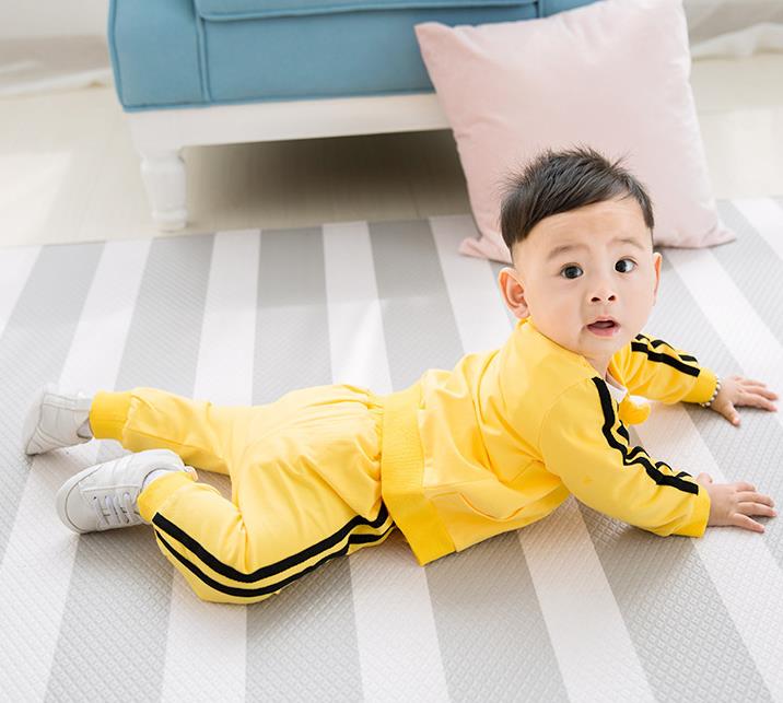 子供用スポーツウェア上下セット カジュアルジャージ