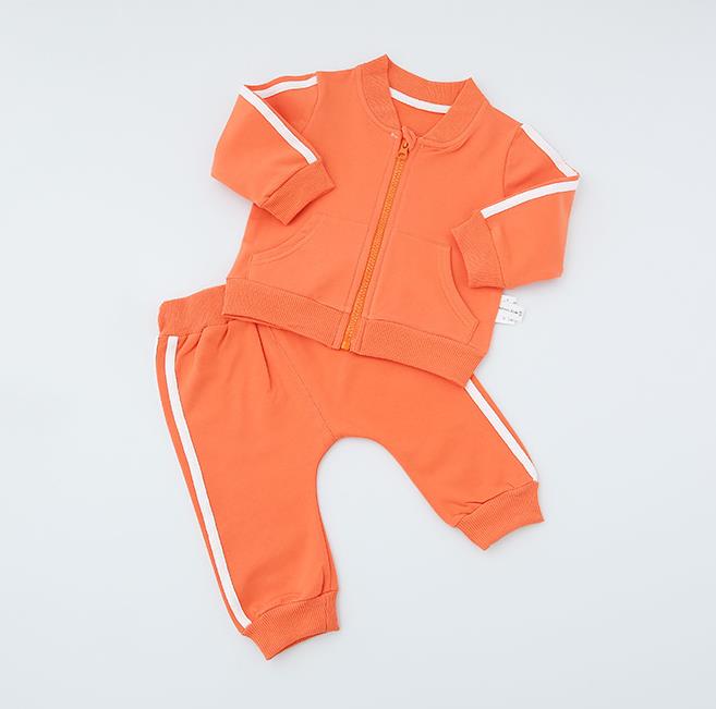 子供用スポーツウェア上下セット カジュアルジャージ