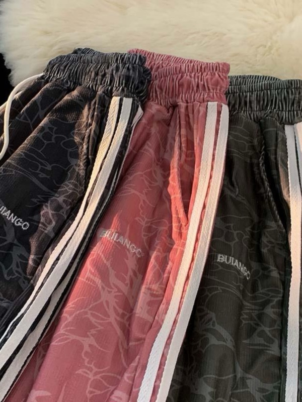 スポーツウェア メンズ迷彩柄ジャージパンツ ウェストゴム スウェット