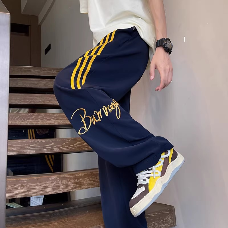 スポーツウェア メンズ薄手ジャージパンツ接触冷感スウェット