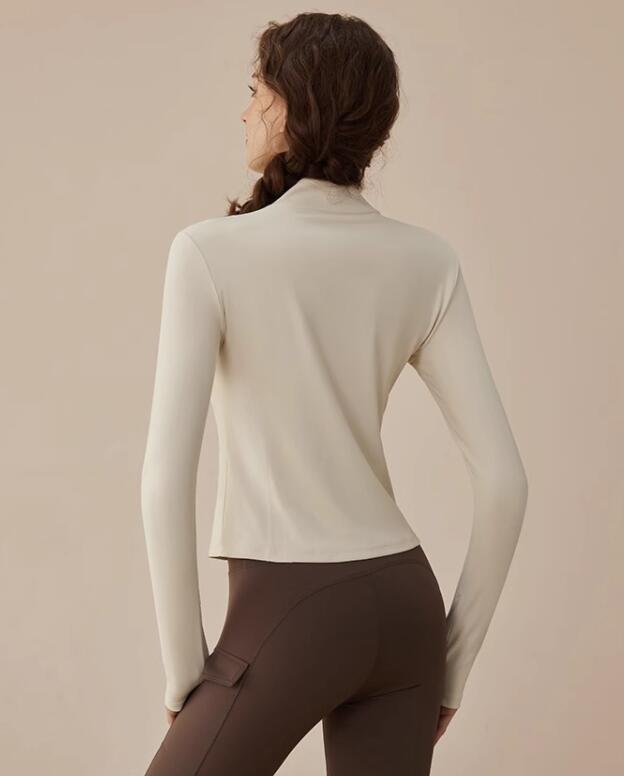 スポーツウェア レディース ヨガウェア 長袖 速乾 フィットネストップス