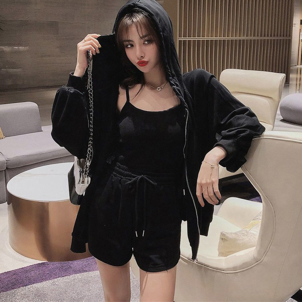 レディース三点セット スポーツウェア風ルームウェア