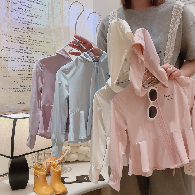 スポーツウェア キッズ ラッシュガード パーカー 紫外線カット 吸汗速乾 軽量