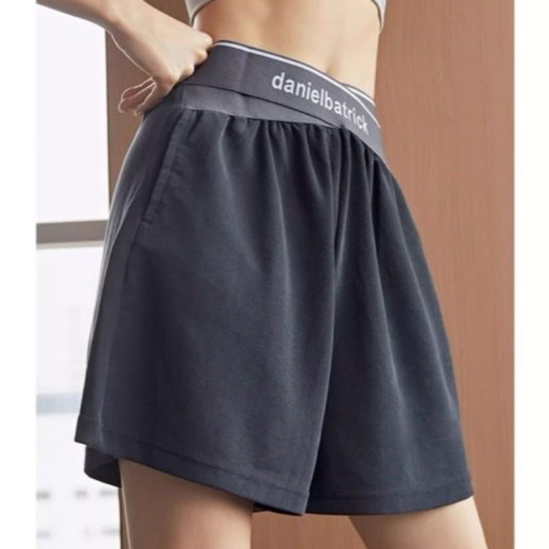 スポーツウェア レディース ハイウェスト ショートパンツ フィットネス用