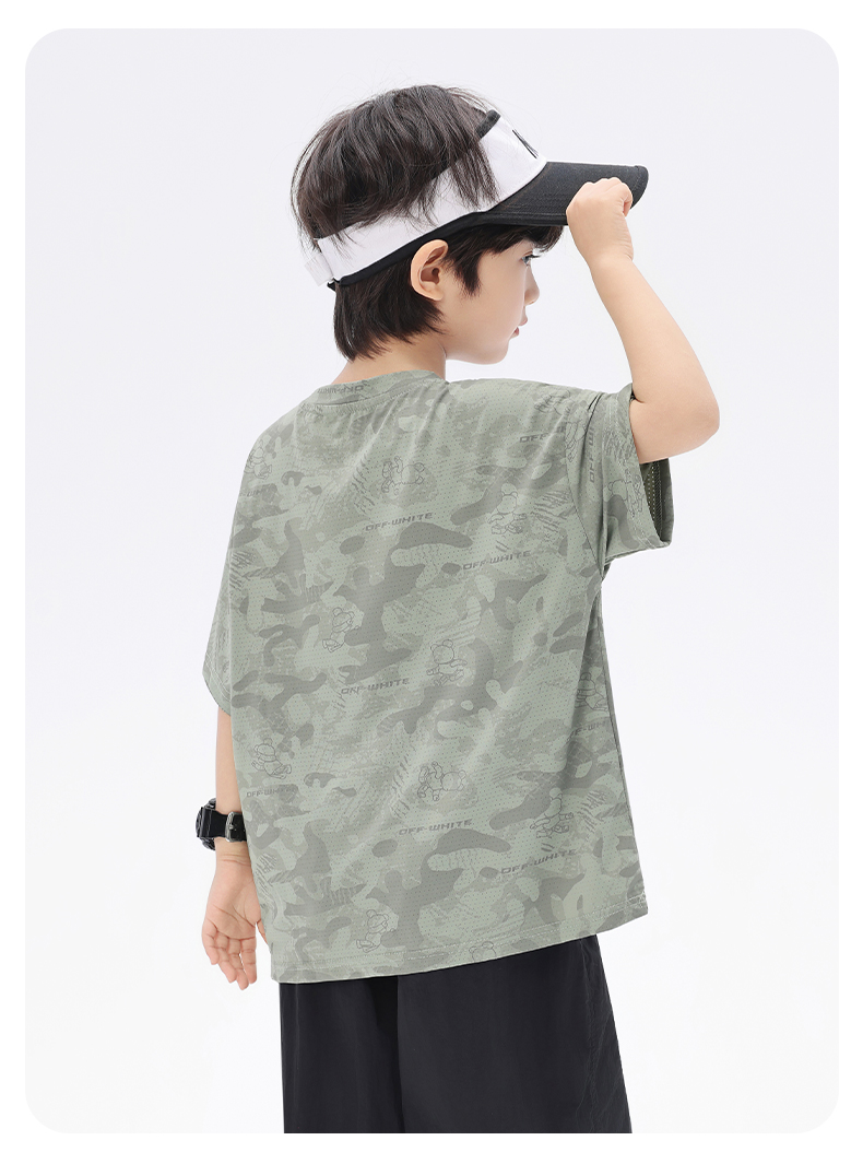 スポーツウェア アクティブキッズ 迷彩柄セットアップ