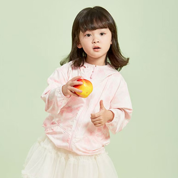 スポーツウェア キッズ軽量吸汗速乾パーカー紫外線対策フード付き男女兼用