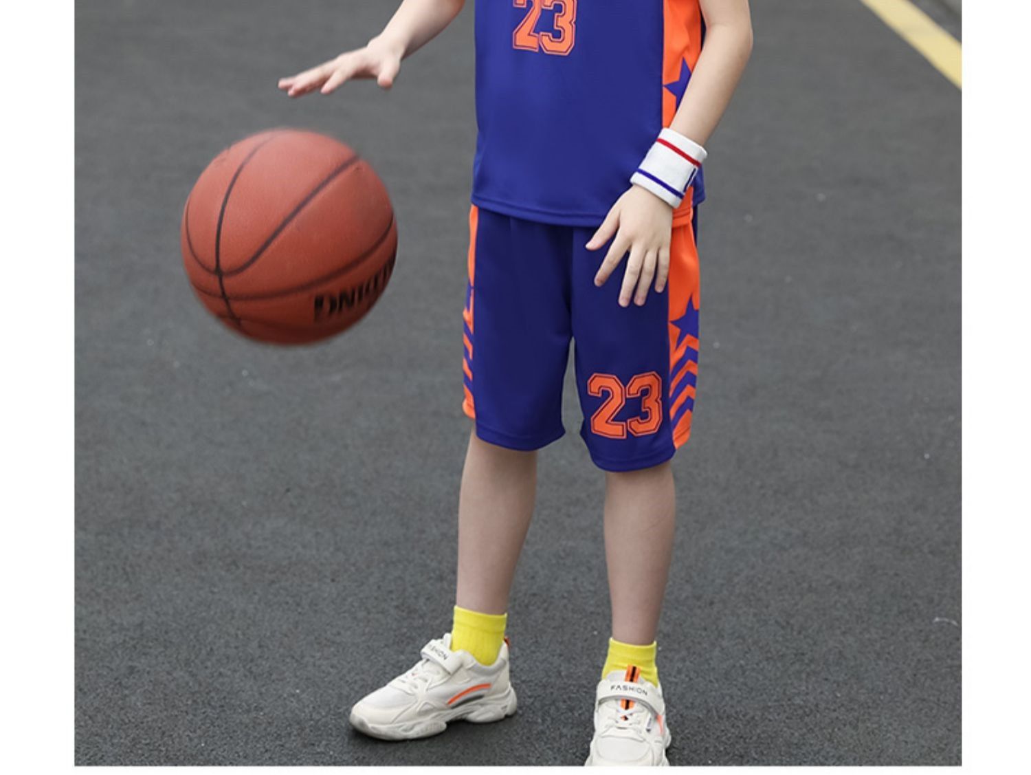 スポーツウェア 星空バスケ上下セット