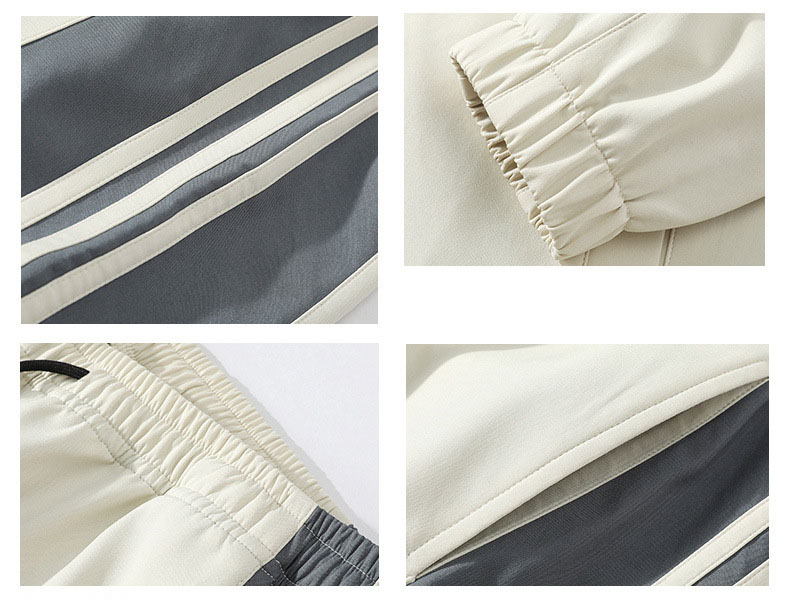 スポーツウェア メンズ上下セット ジャージ サイドライン入り運動着