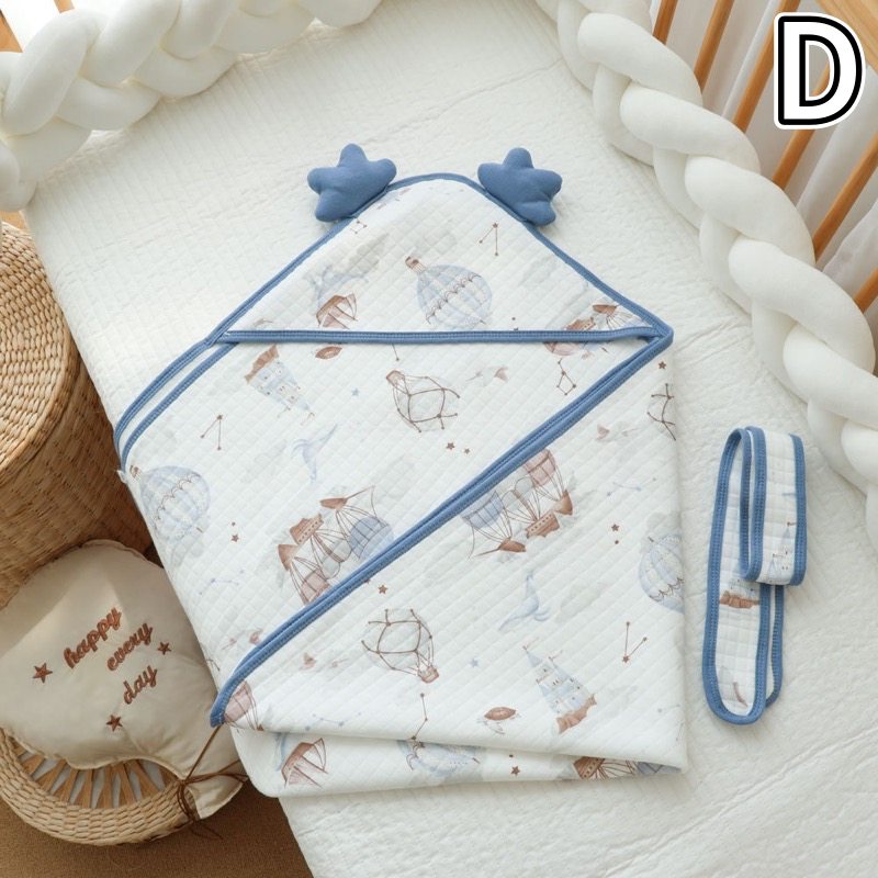 ガーゼケット 綿 赤ちゃん用綿製薄手おくるみ動物柄ガーゼ