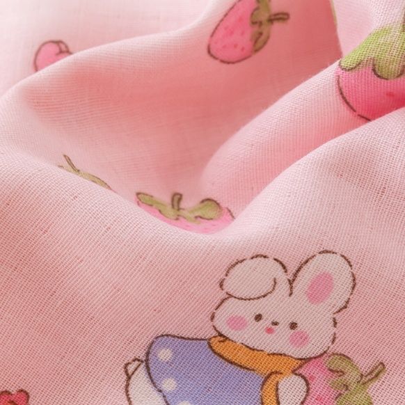 ふんわり優しい肌触り二重織ガーゼケット