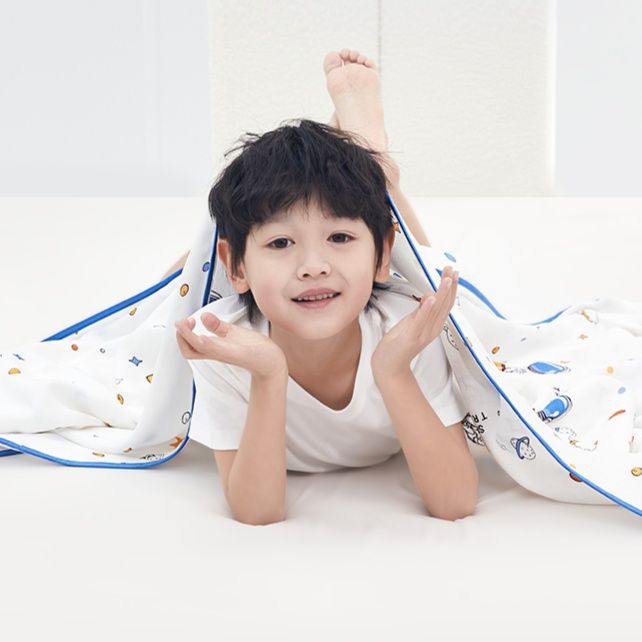  竹繊維四層やわらかガーゼケット