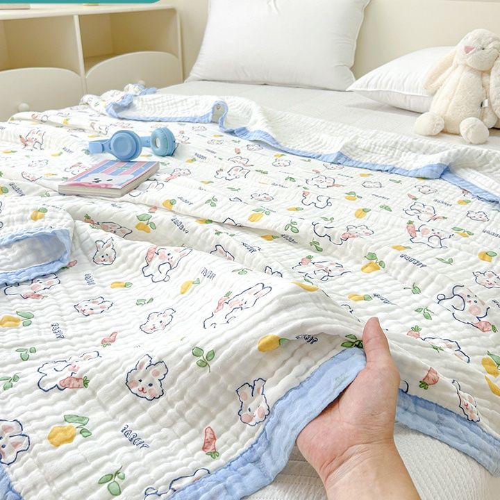  ふんわり優しい綿紗ガーゼケット