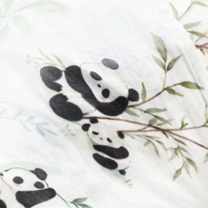 優しい眠りの竹柄ガーゼケット