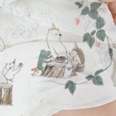 ふんわり夢見る赤ちゃんガーゼケット