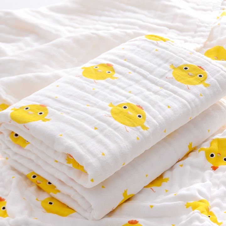ふんわり優しい柄物ガーゼケット