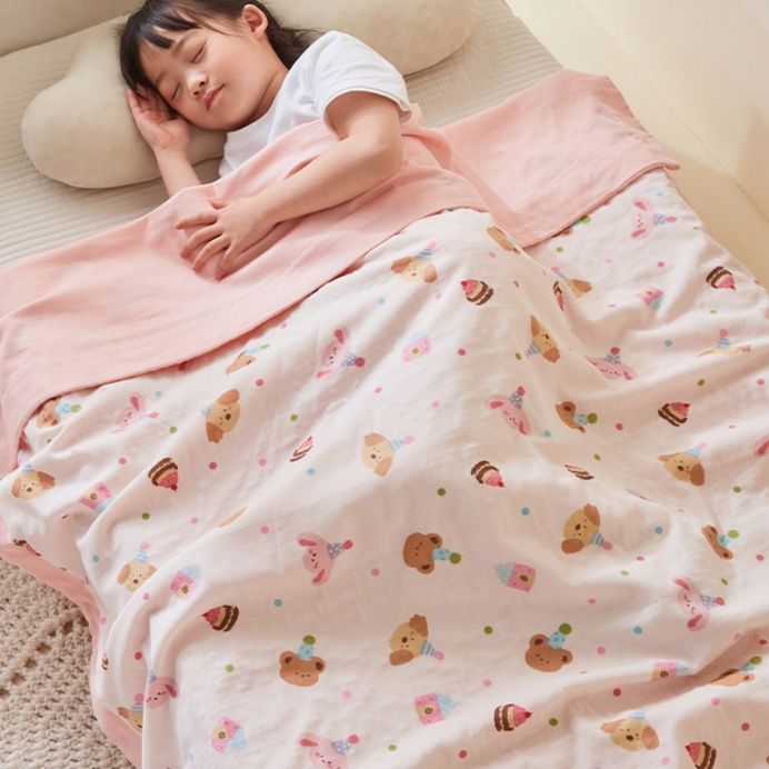 もこもこ夢心地 子供用ガーゼケット