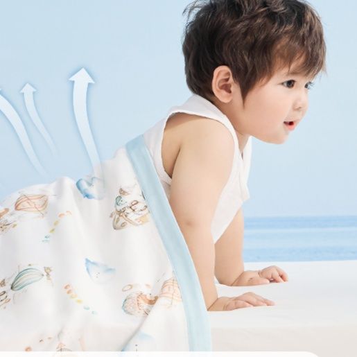 ガーゼケット 天竹繊維ふんわり子供用ガーゼケット