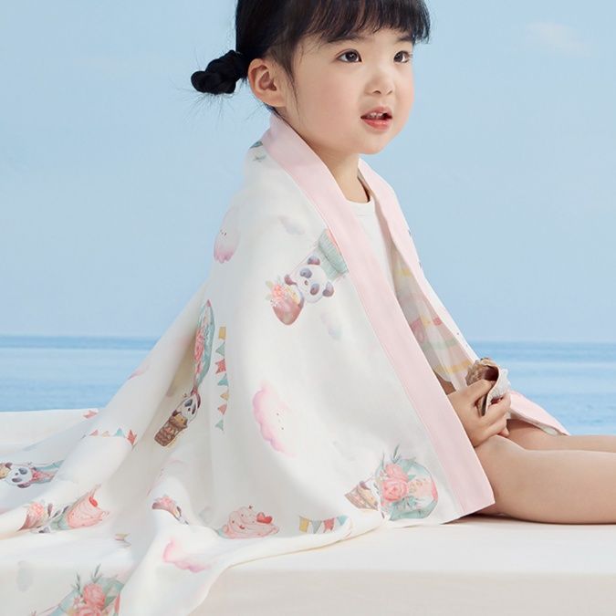 ガーゼケット 天竹繊維ふんわり子供用ガーゼケット