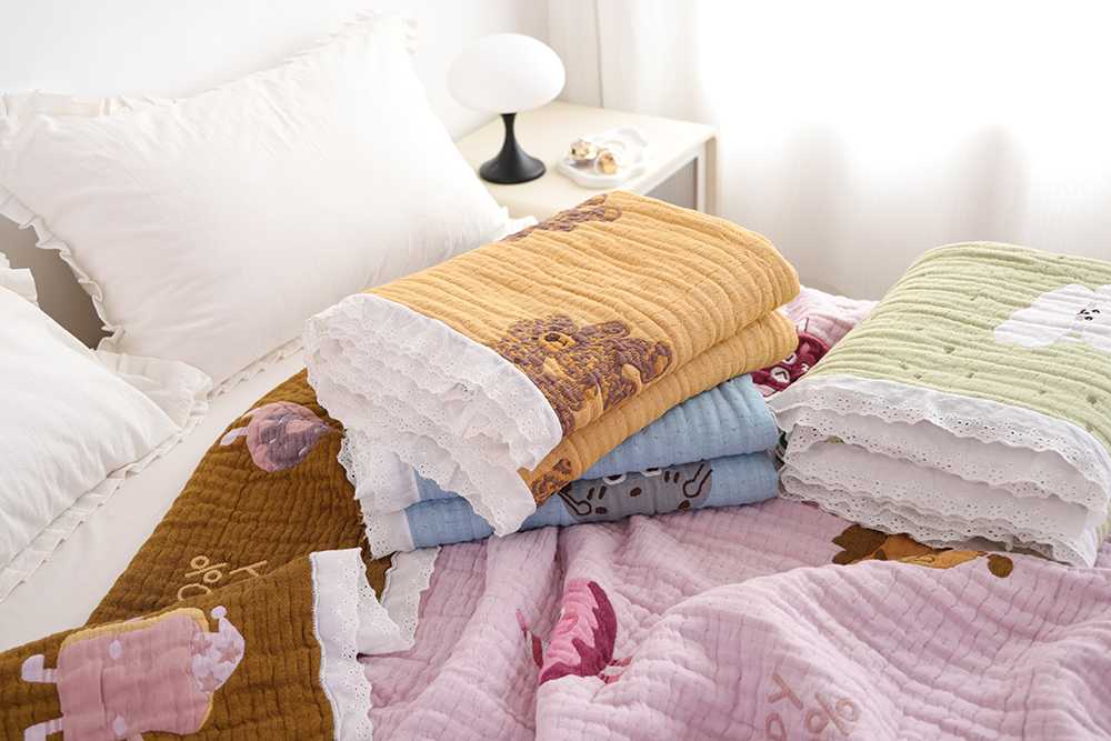 もっちり心地良い6重ガーゼ!タオルケットで叶える至福の眠り5選