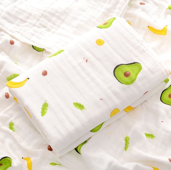 ガーゼケット 綿 森の仲間六層織りやわらか綿ガーゼケット