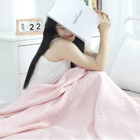 綿100％ 4重ガーゼケット シングル 洗える夏用寝具