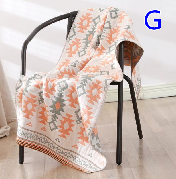 ガーゼケット 綿 100% 北欧柄 4層ガーゼ バスタオル