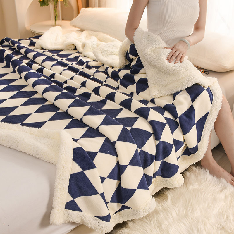 ガーゼケット 天然綿素材ふわふわ羊毛風裏地付きガーゼケット