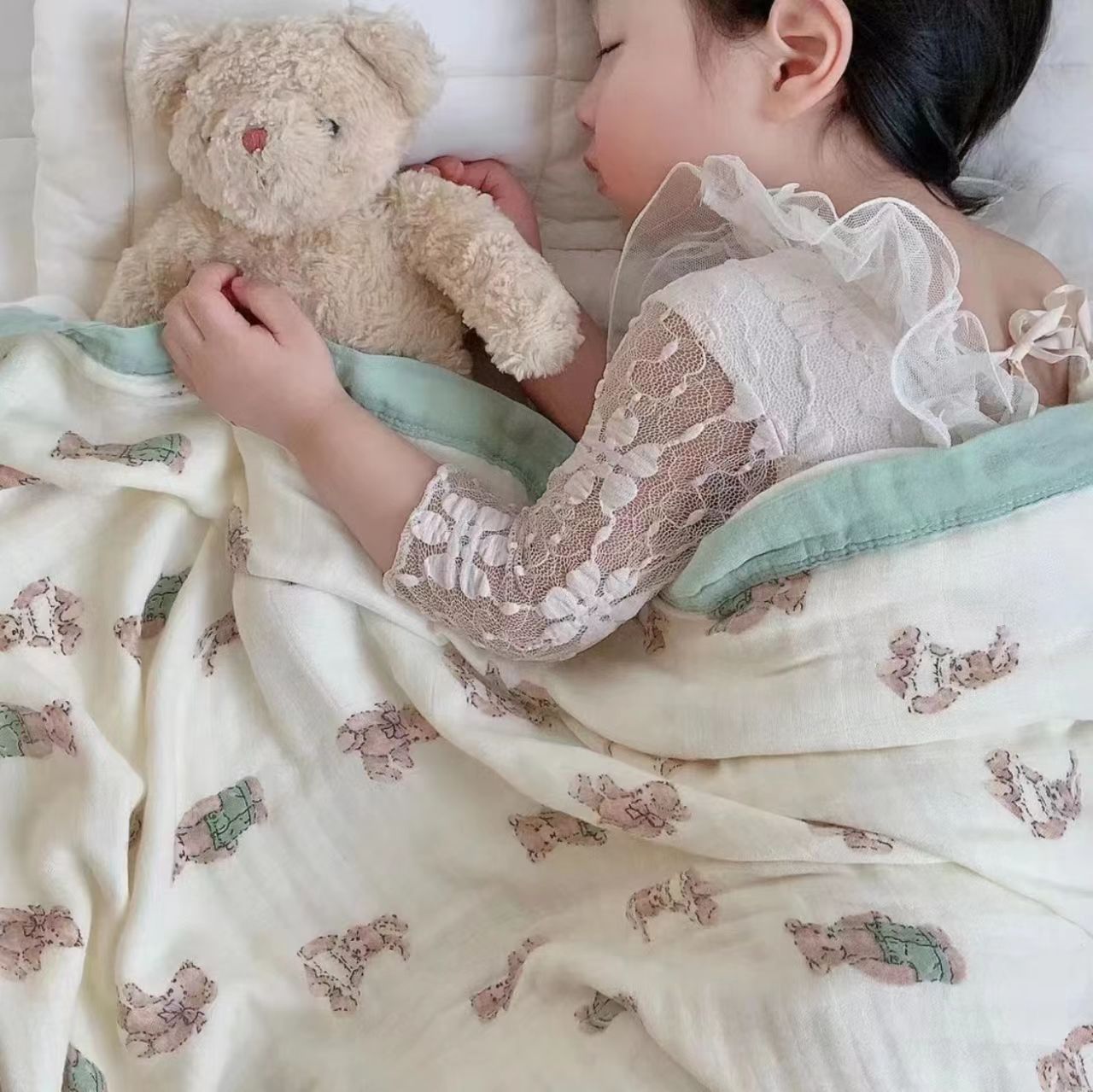 やさしい眠りの果実ガーゼケット
