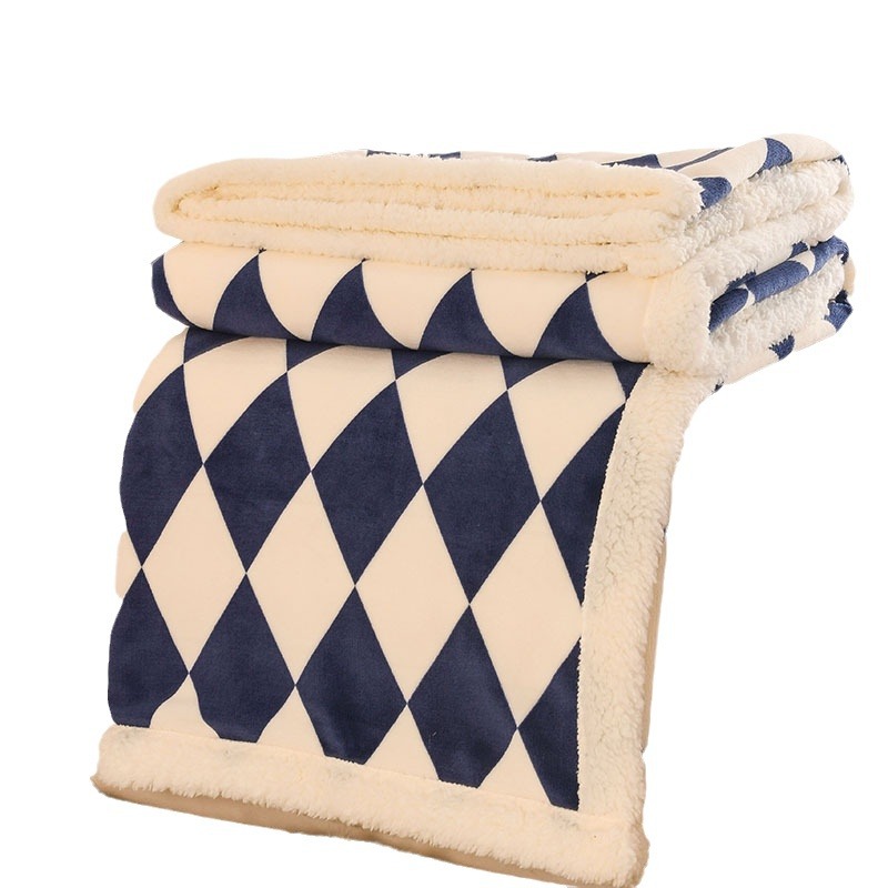 ガーゼケット 天然綿素材ふわふわ羊毛風裏地付きガーゼケット