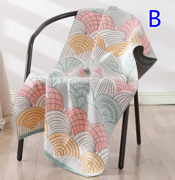 ガーゼケット 綿 100% 北欧柄 4層ガーゼ バスタオル