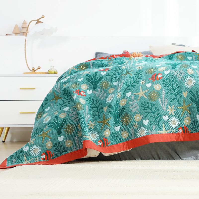 海の楽園 やさしい眠りガーゼケット
