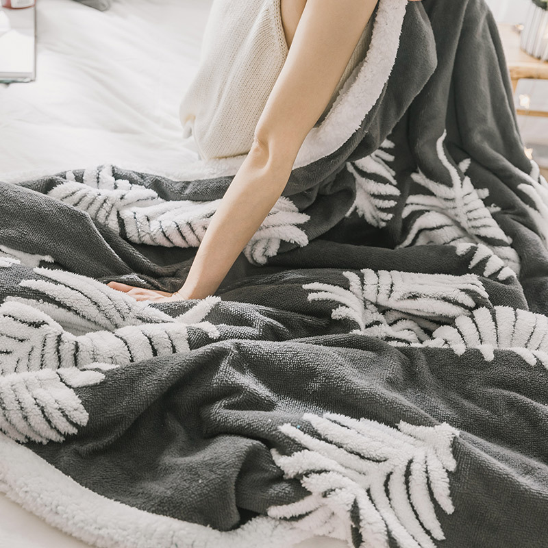 ガーゼケット ふわふわ雲模様綿毛布