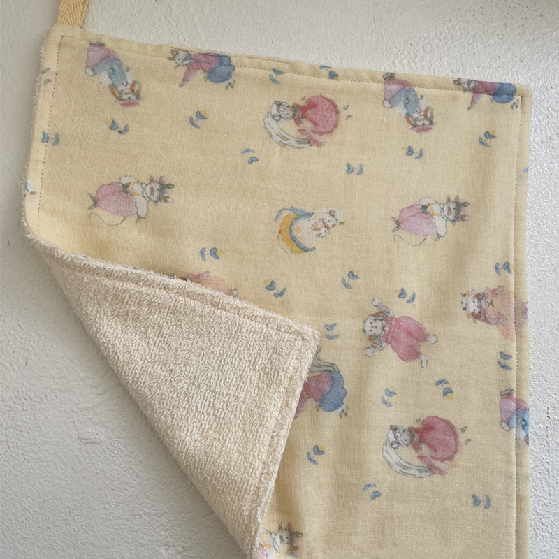 ガーゼケット 綿 二重ガーゼ ベビーハンカチ 動物柄 よだれかけ