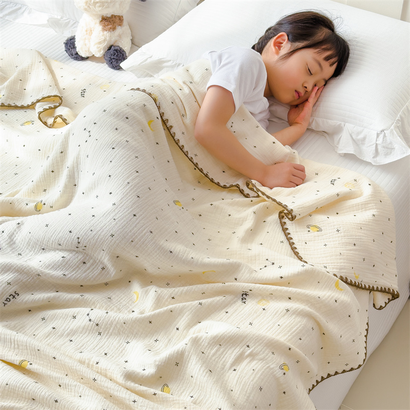 やさしい眠りのおやすみガーゼケット