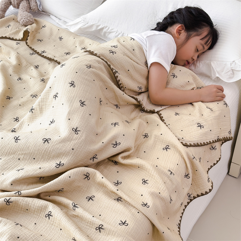 やさしい眠りのおやすみガーゼケット