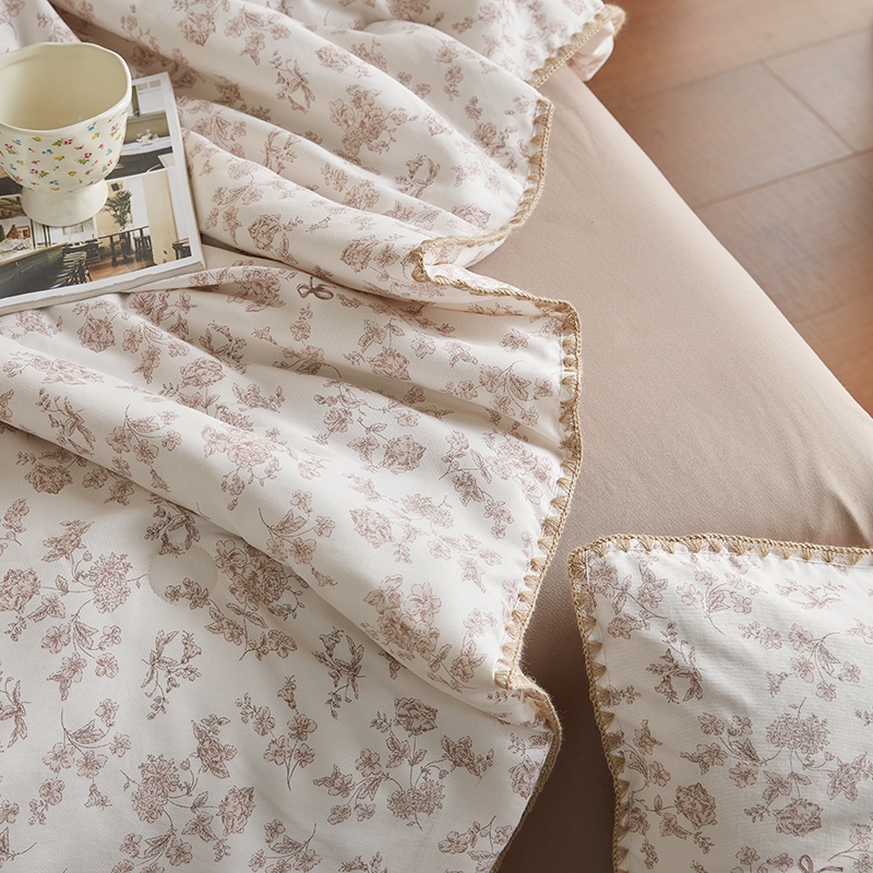 花咲きやさしさ 二重織りガーゼケット