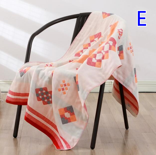 ガーゼケット 綿 100% 北欧柄 4層ガーゼ バスタオル