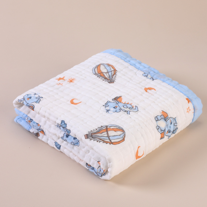 ガーゼケット 綿 可愛い動物柄綿百パーセント赤ちゃん用ガーゼケット