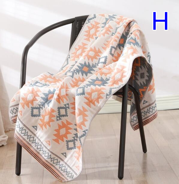 ガーゼケット 綿 100% 北欧柄 4層ガーゼ バスタオル